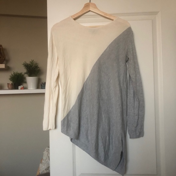 The Limited Sweaters - The Limited Asymmetrical hem sweater